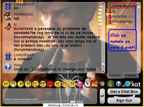 pentru a putea folosi chatul mai bine am creat acest 1: tutoriale